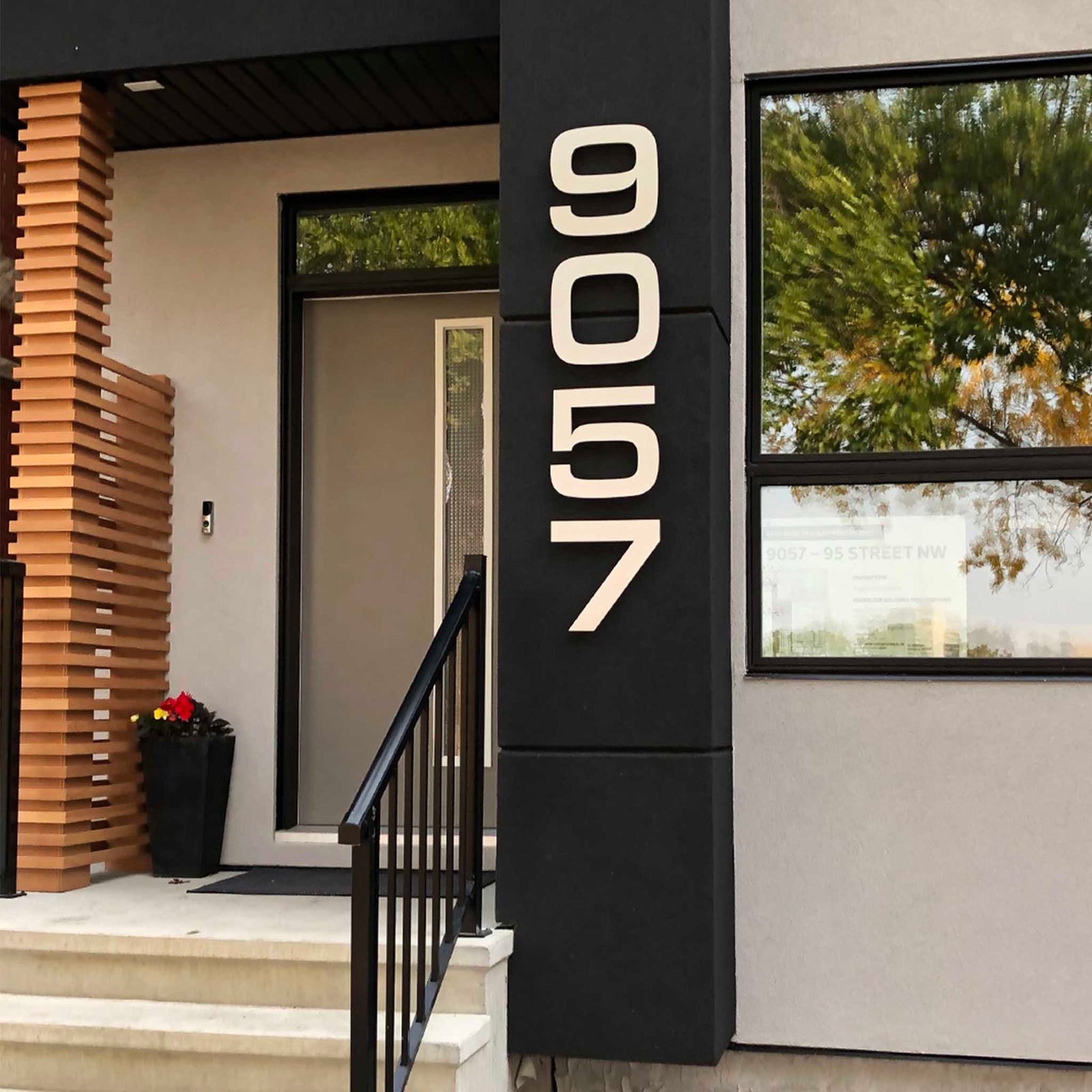 Floating House Numbers