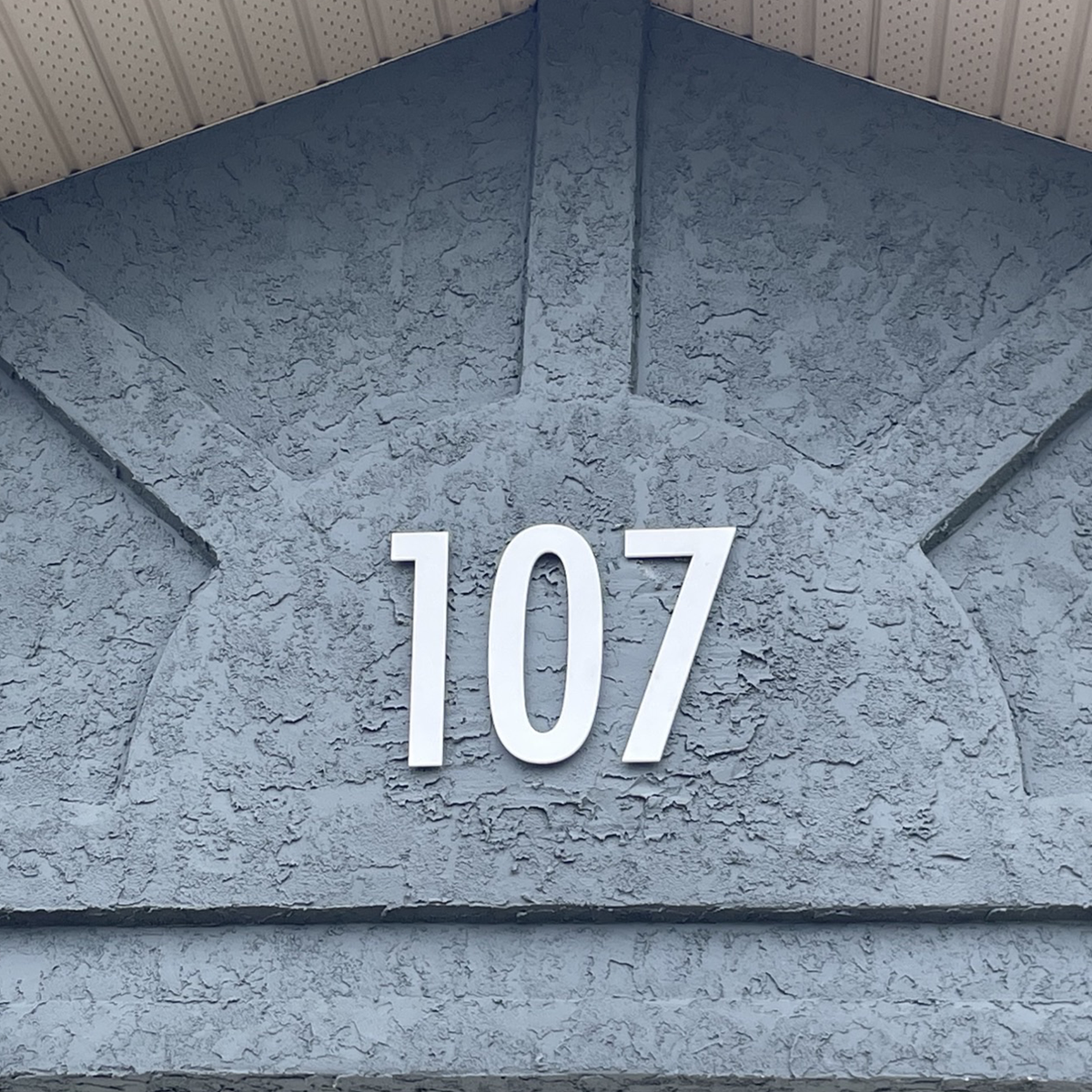 Aluminum Floating House Numbers
