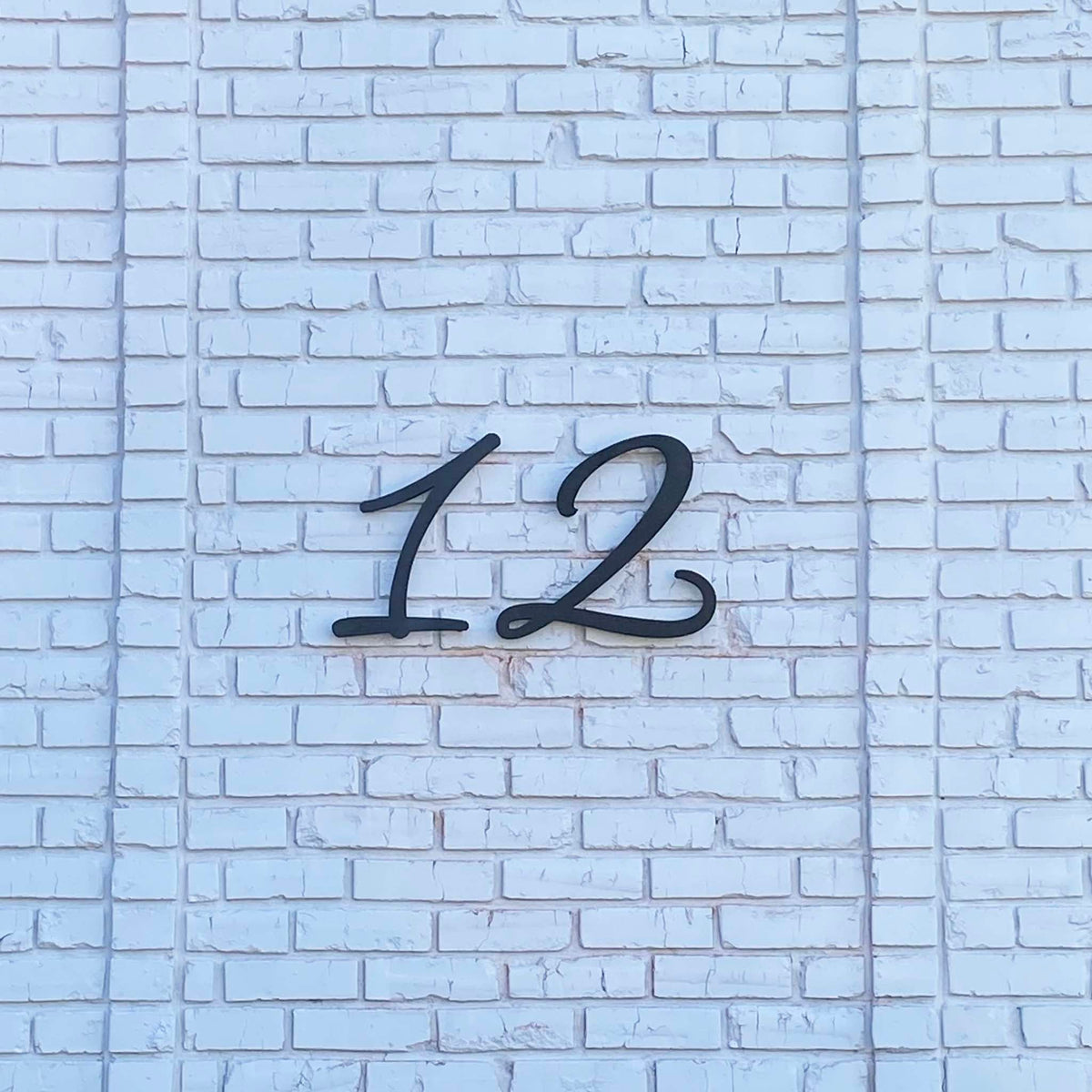 ANODIZED ALUMINUM HOUSE NUMBERS
