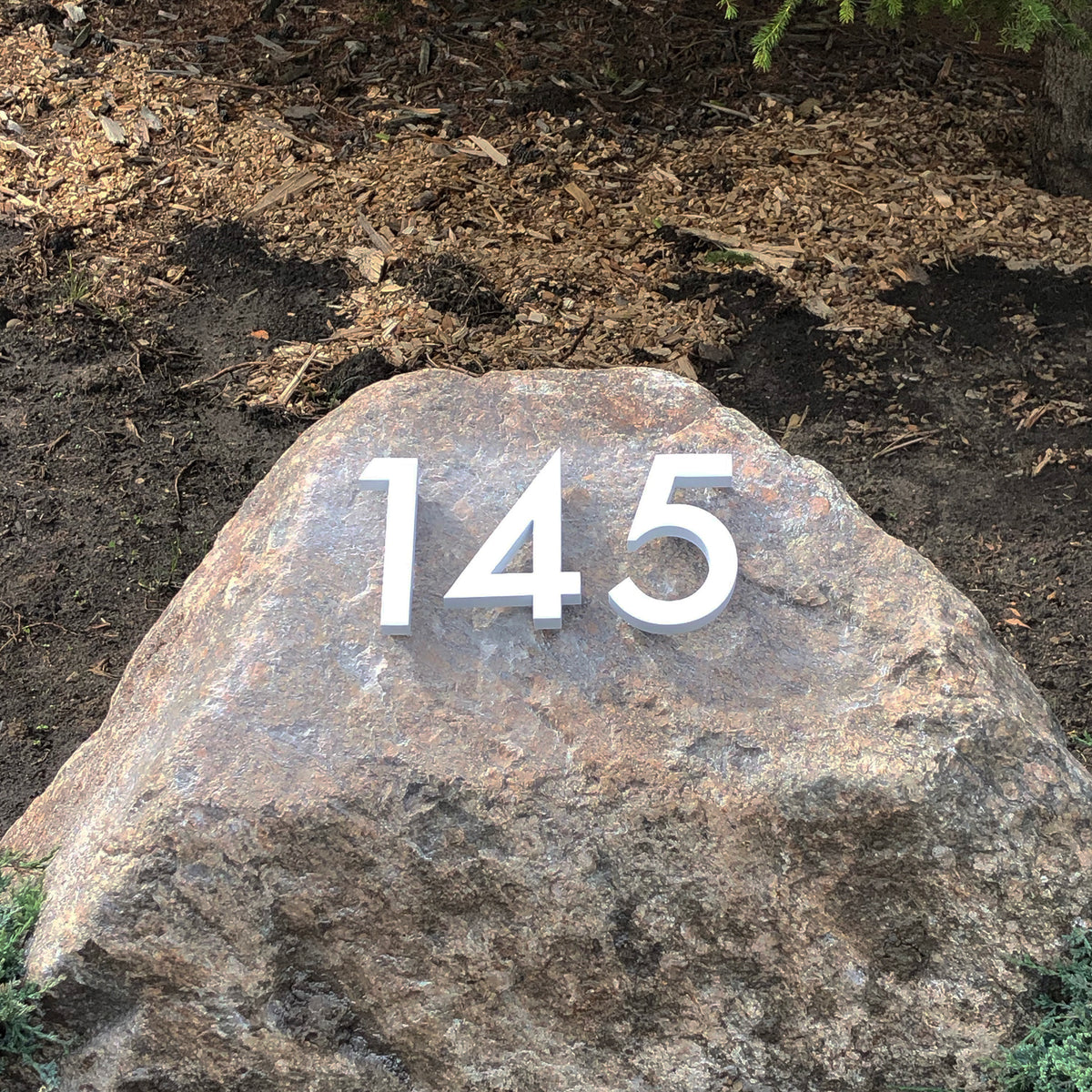 Aluminum Floating House Numbers