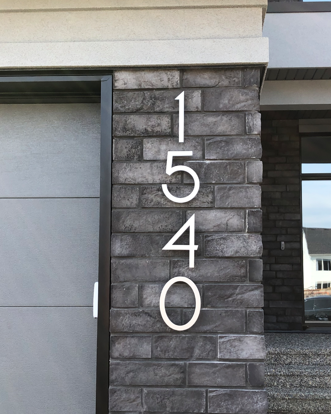 Aluminum Floating House Numbers