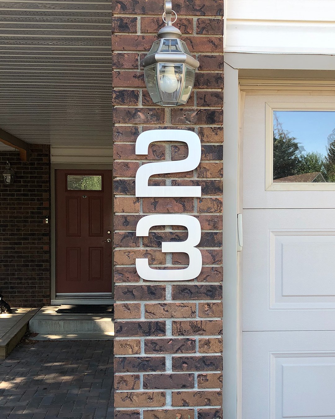 Aluminum Floating House Numbers