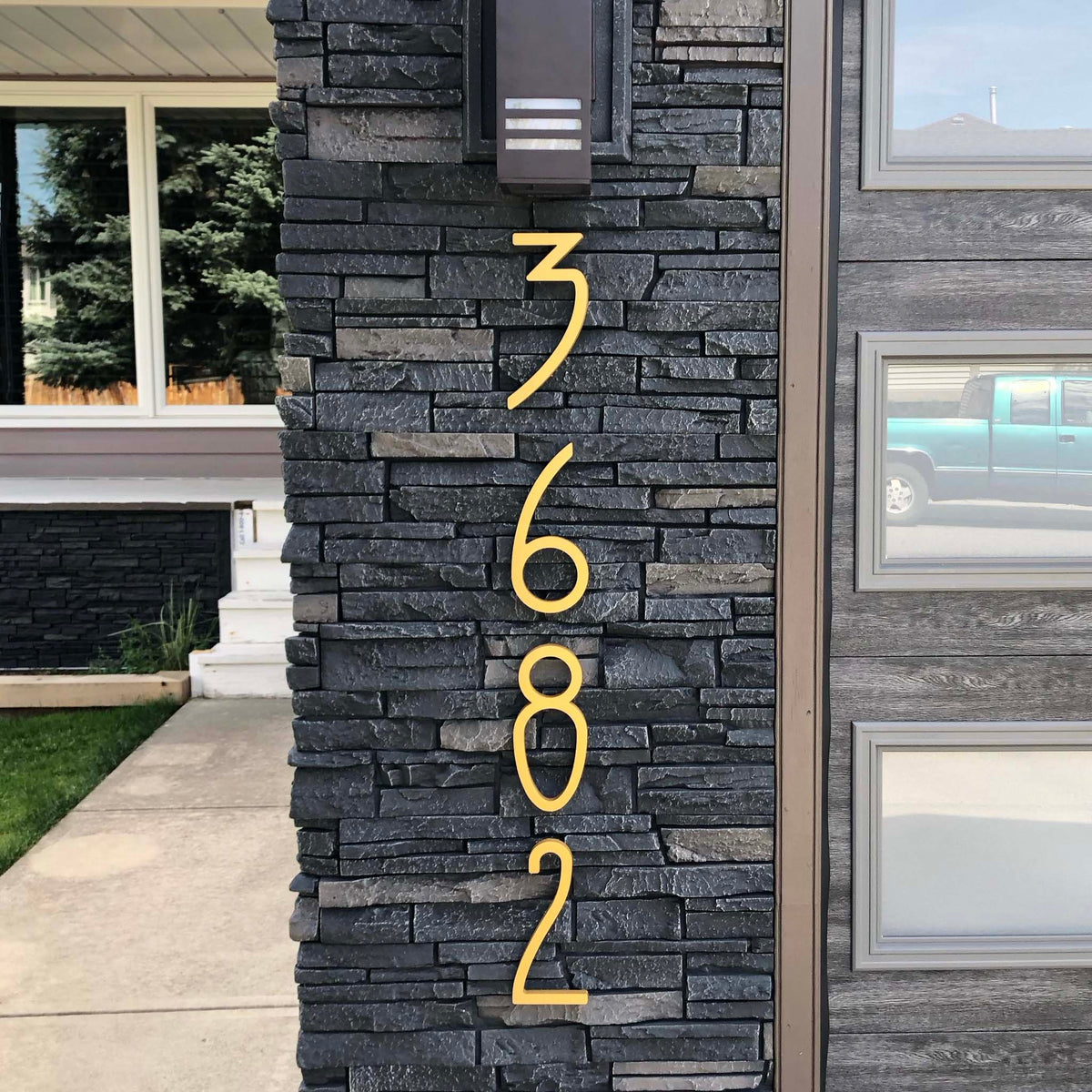 ANODIZED ALUMINUM HOUSE NUMBERS