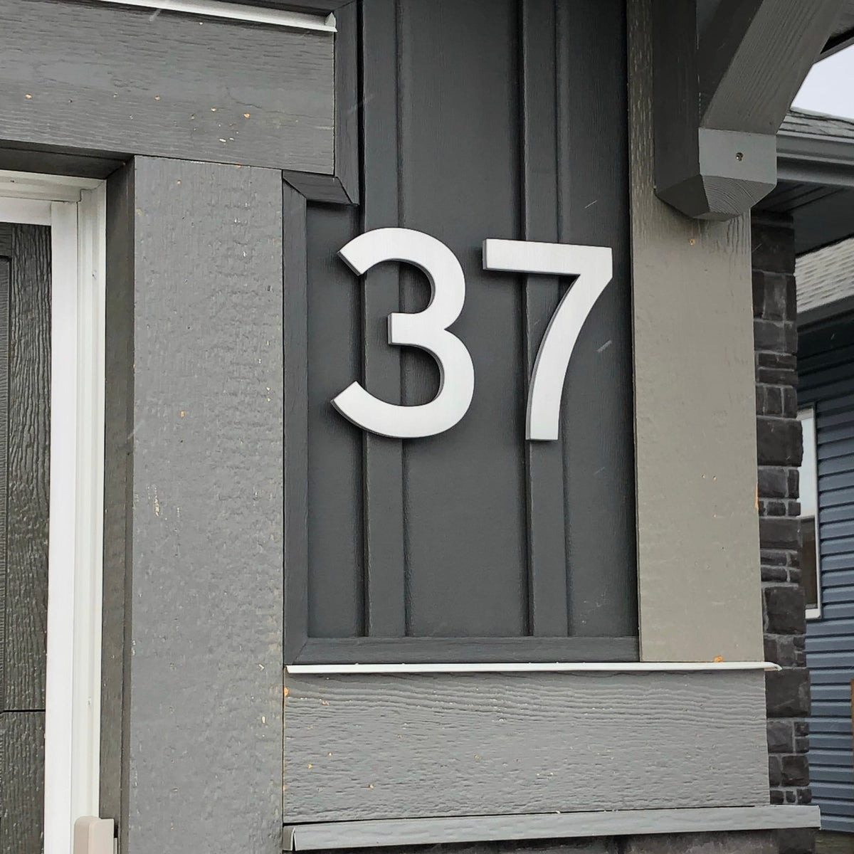 Aluminum Floating House Numbers