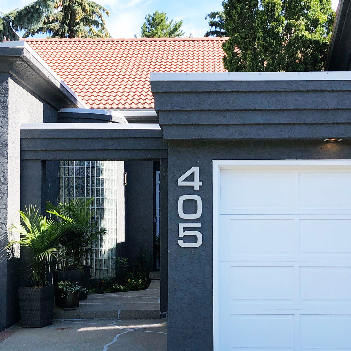 Aluminum Floating House Numbers