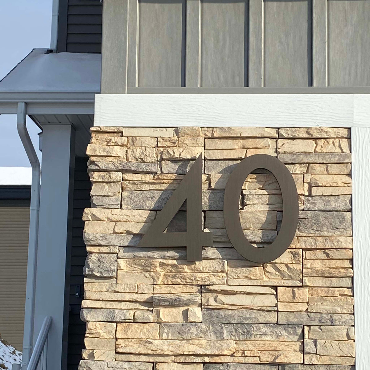 ANODIZED ALUMINUM HOUSE NUMBERS