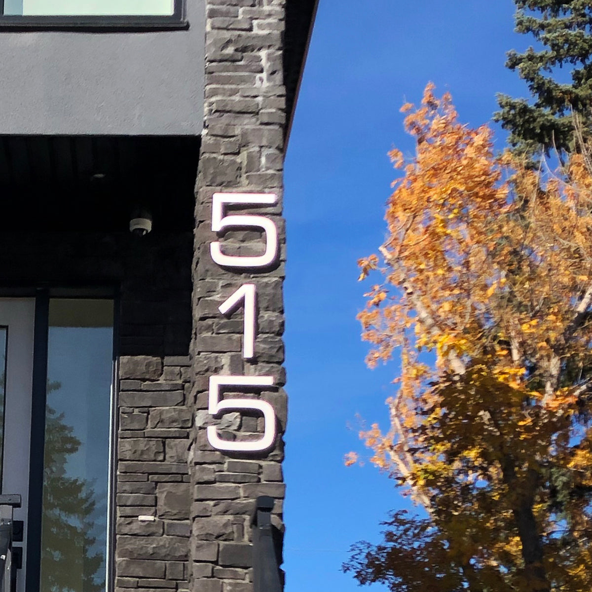 Aluminum Floating House Numbers
