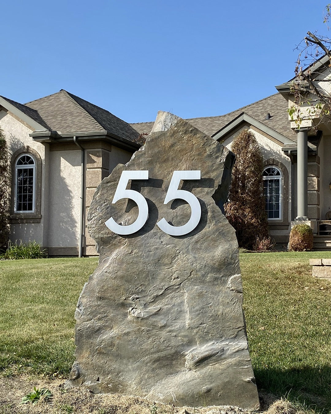 Aluminum Floating House Numbers