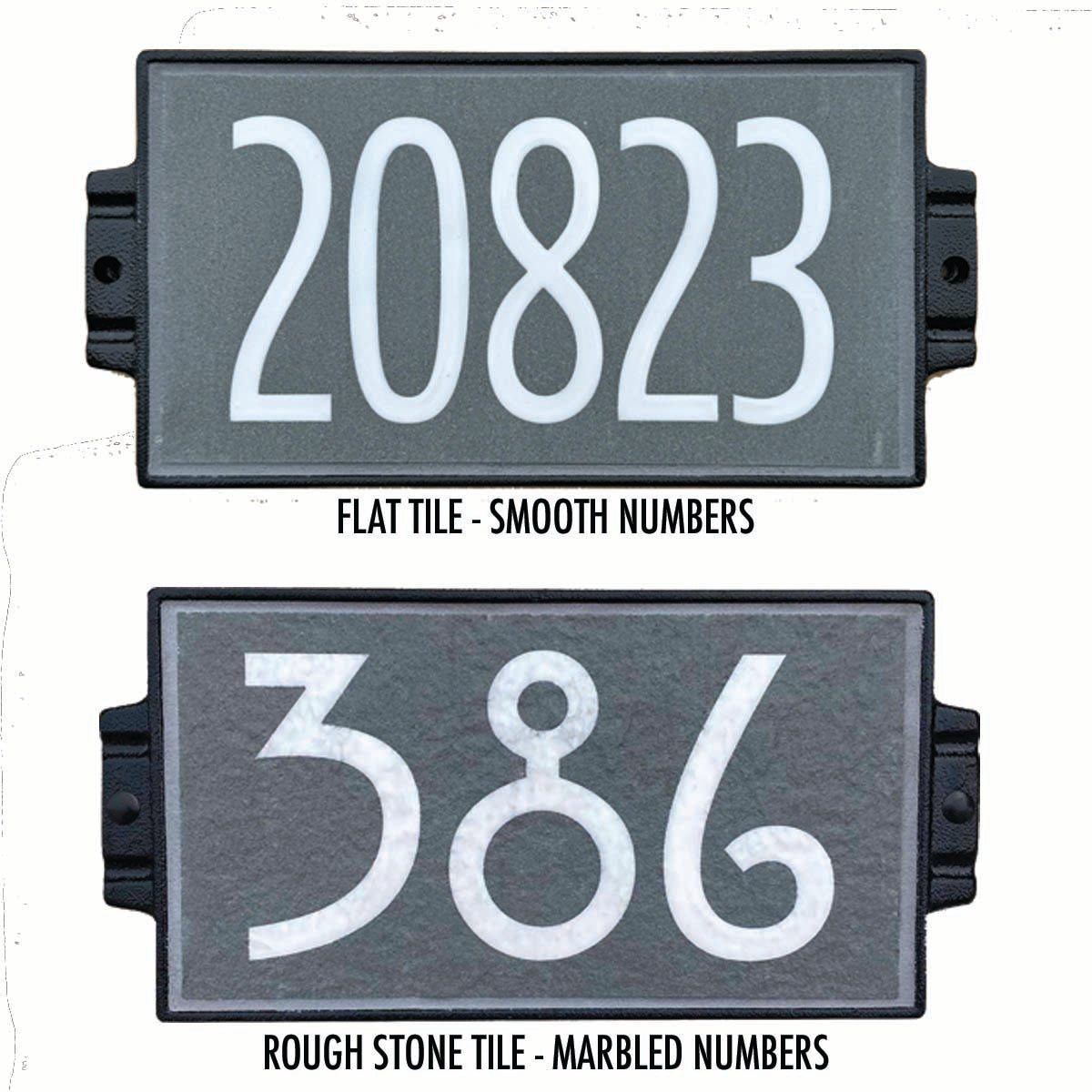 6&quot; X 12&quot; EVENING BLUE ADDRESS PLAQUE