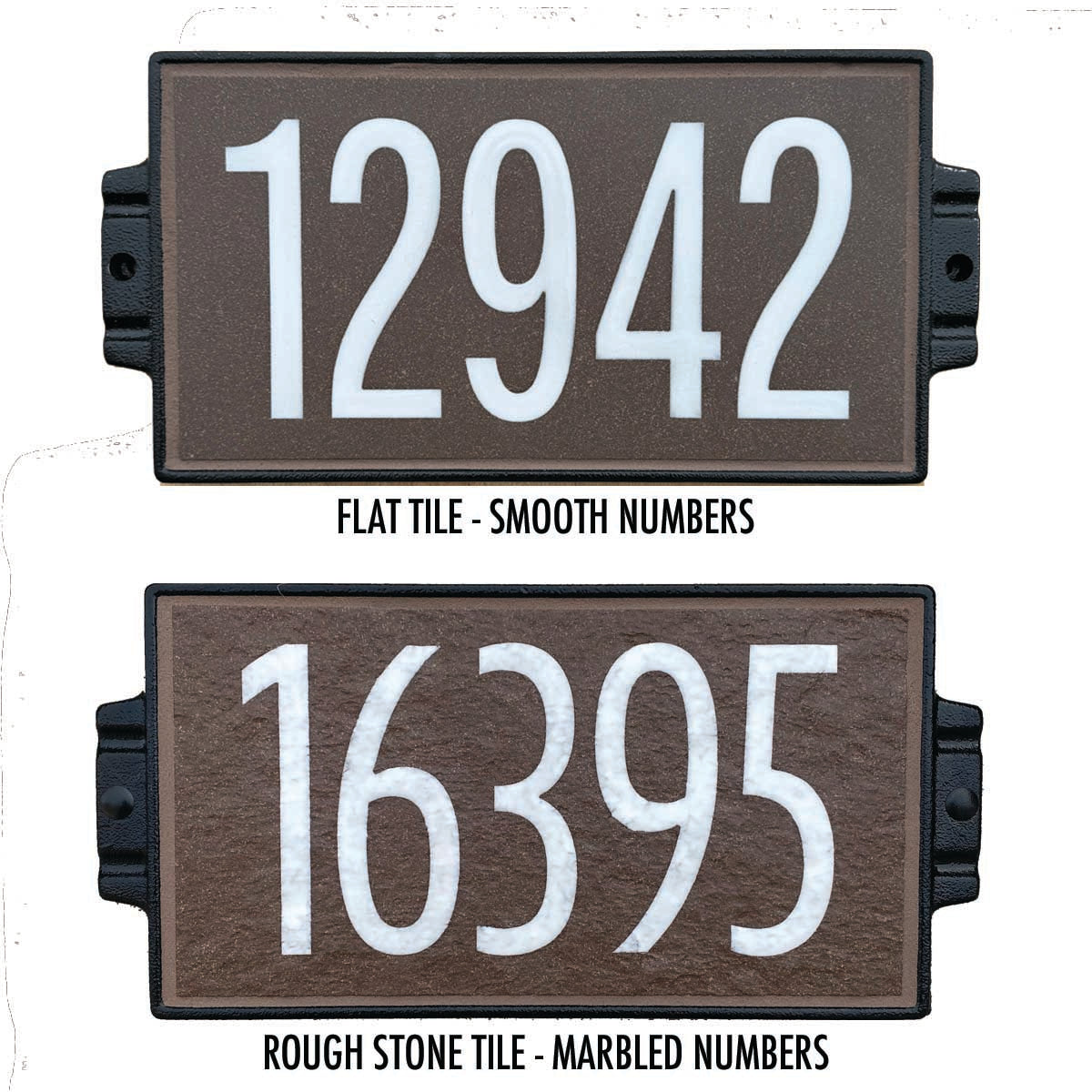 6&quot; X 12&quot; CHOCOLATE ADDRESS PLAQUE