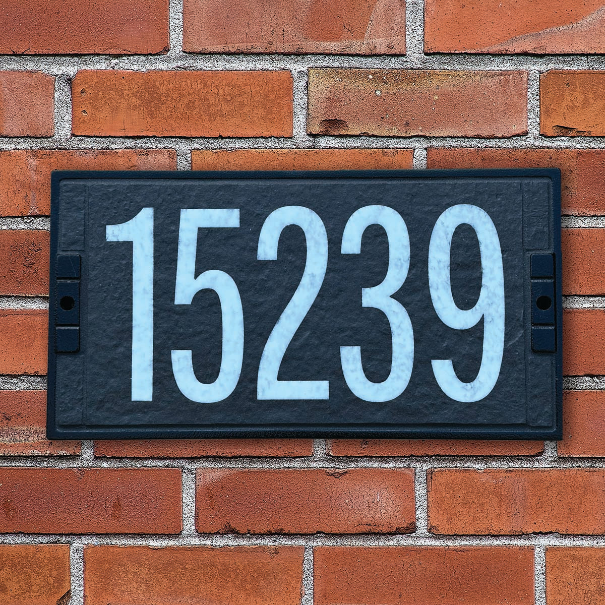 7&quot; X 14&quot; EBONY ADDRESS PLAQUE