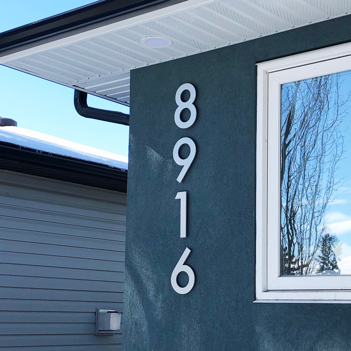 Aluminum Floating House Numbers