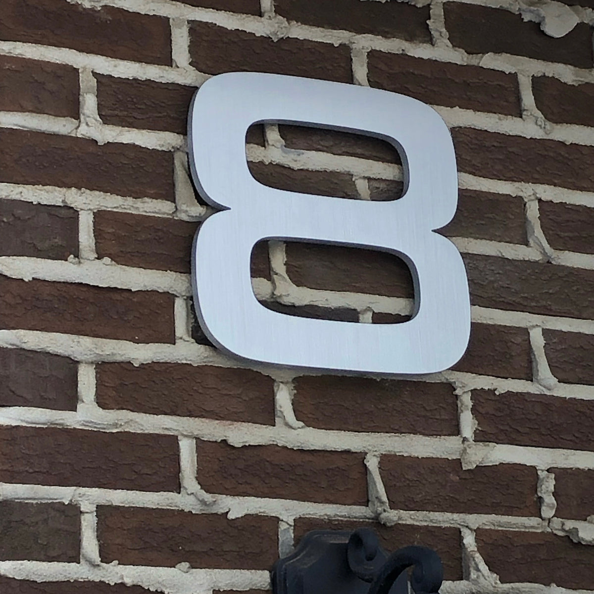 Aluminum Floating House Numbers