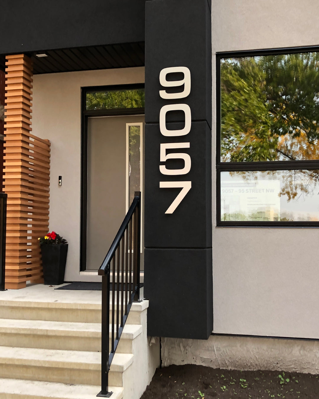 Aluminum Floating House Numbers