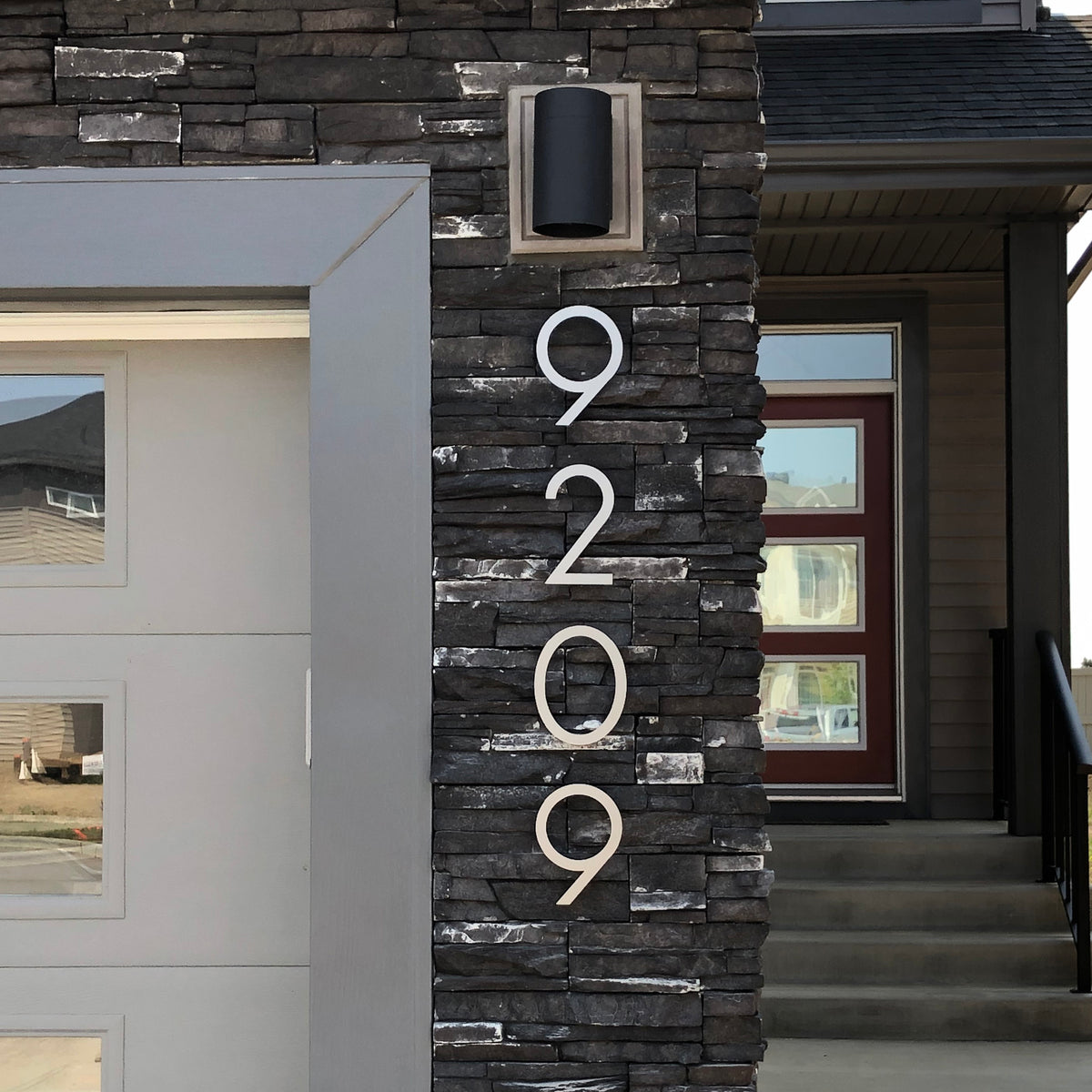 Aluminum Floating House Numbers