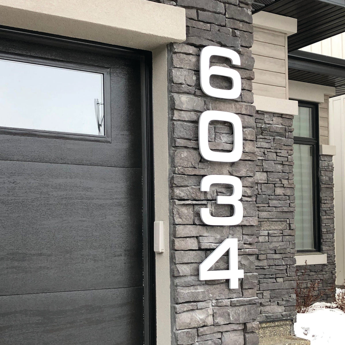 Aluminum Floating House Numbers