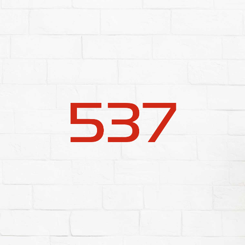 Floating House Numbers